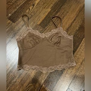 lacey brown tank